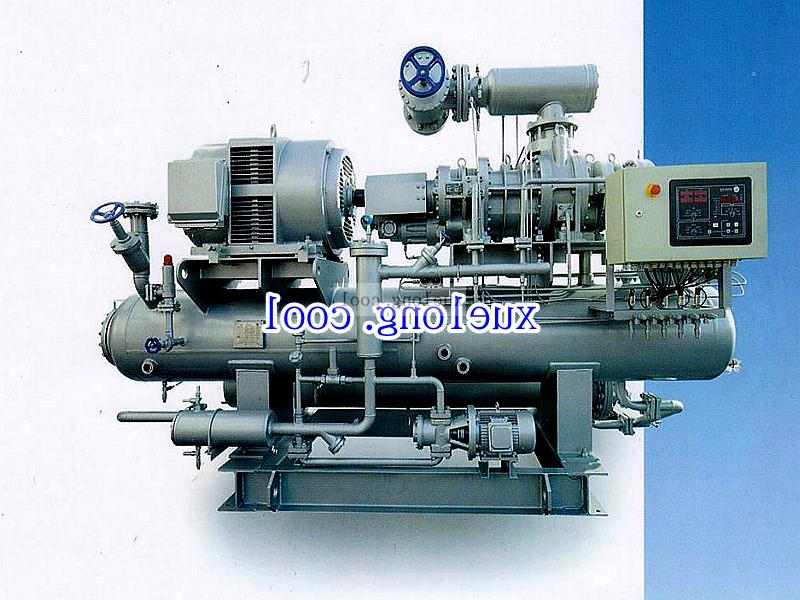 Baotou City iceberg cold and hot single bipolar LG screw refrigeration compressor